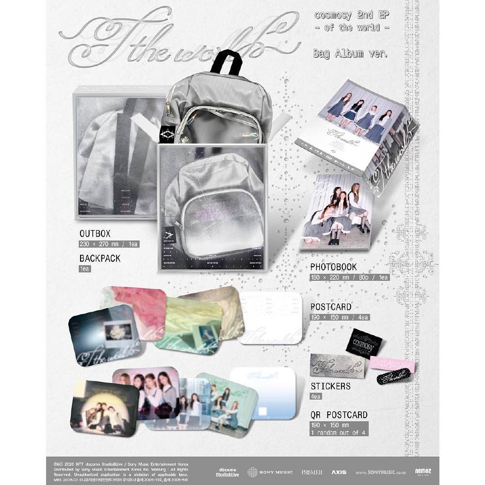 微樂客💃 預購 COSMOSY - 迷你二輯 [~ OF THE WORLD ~]-細節圖3