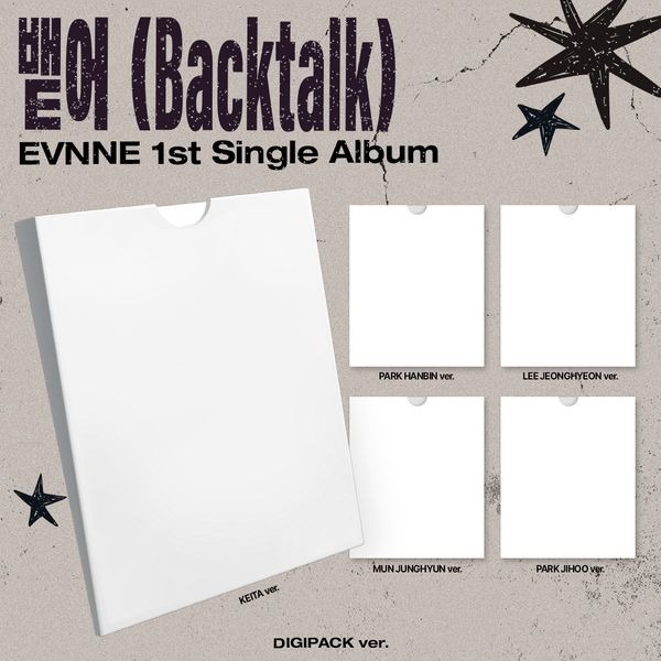 微樂客💃EVNNE - 1ST SINGLE ALBUM [BACKTALK]-規格圖1