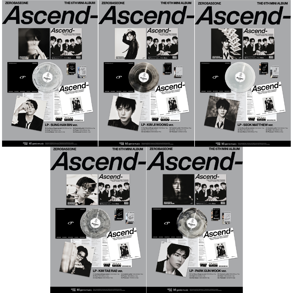 微樂客💃預購 ZEROBASEONE - THE 6TH MINI ALBUM [ASCEND-] 迷你六輯-細節圖4