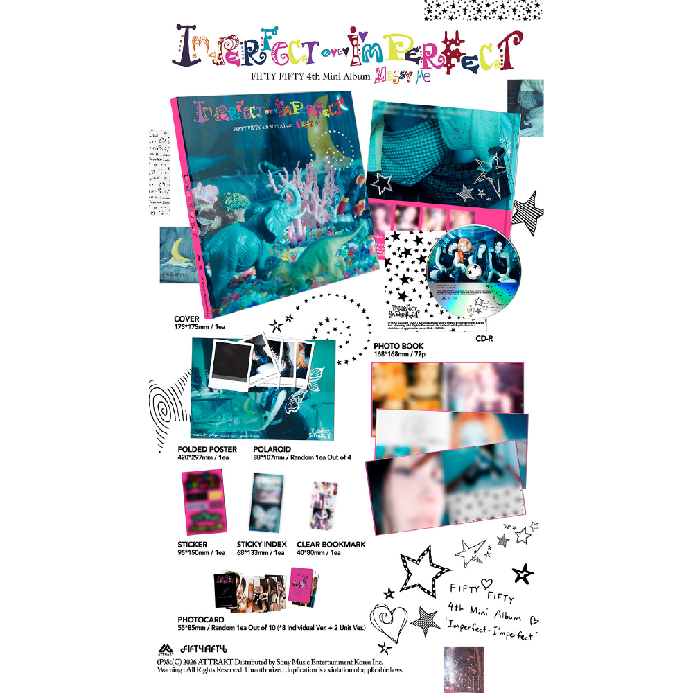 微樂客💃預購 FIFTY FIFTY - 4TH MINI ALBUM [IMPERFECT-I＇MPERFECT]-細節圖2