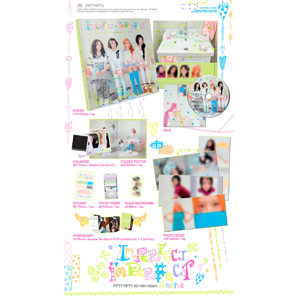 微樂客💃預購 FIFTY FIFTY - 4TH MINI ALBUM [IMPERFECT-I＇MPERFECT]-細節圖3