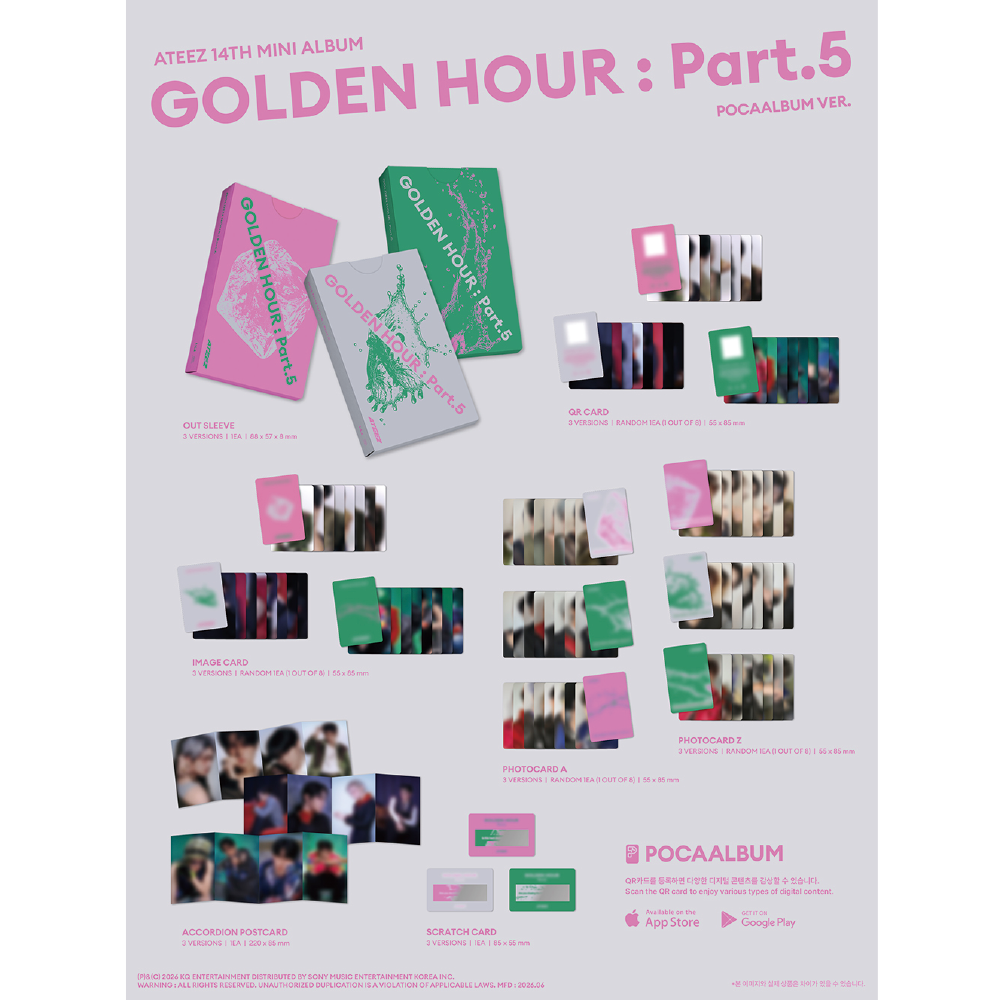微樂客💃 ATEEZ - 迷你十四輯 [GOLDEN HOUR : PART.5]-細節圖5