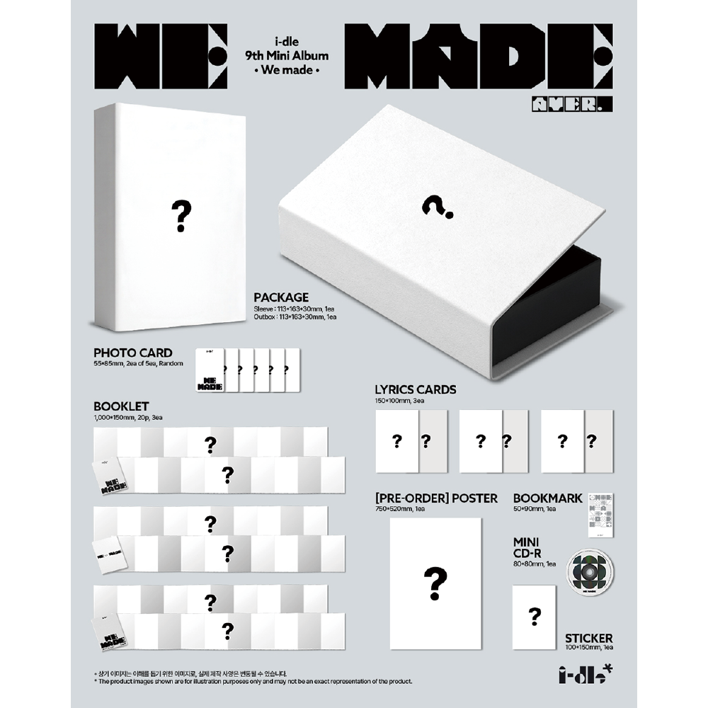 微樂客💃 預購 I-DLE - 9TH MINI ALBUM [WE MADE] 迷你九輯-細節圖2