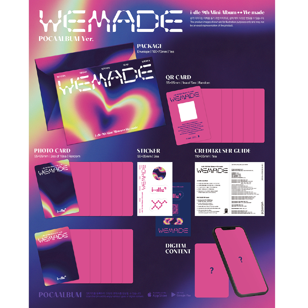 微樂客💃 I-DLE - 9TH MINI ALBUM [WE MADE] 迷你九輯-細節圖5