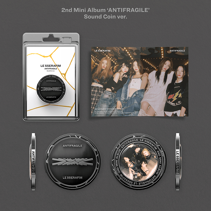 微樂客💃預購 LE SSERAFIM 專輯系列 SOUND COIN VER. QR-細節圖3