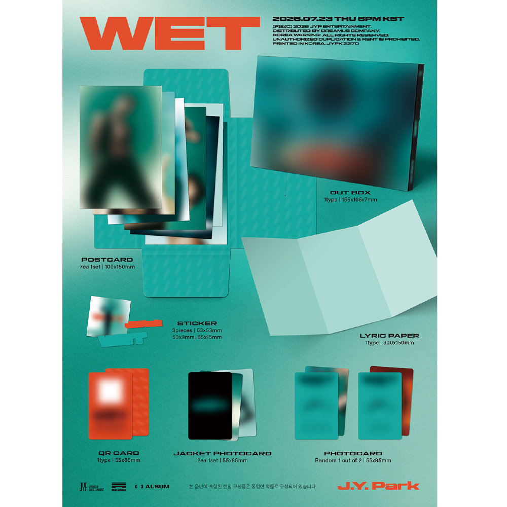 微樂客💃朴軫永 J.Y. PARK - [WET] (FANS ALBUM VER.)-細節圖2