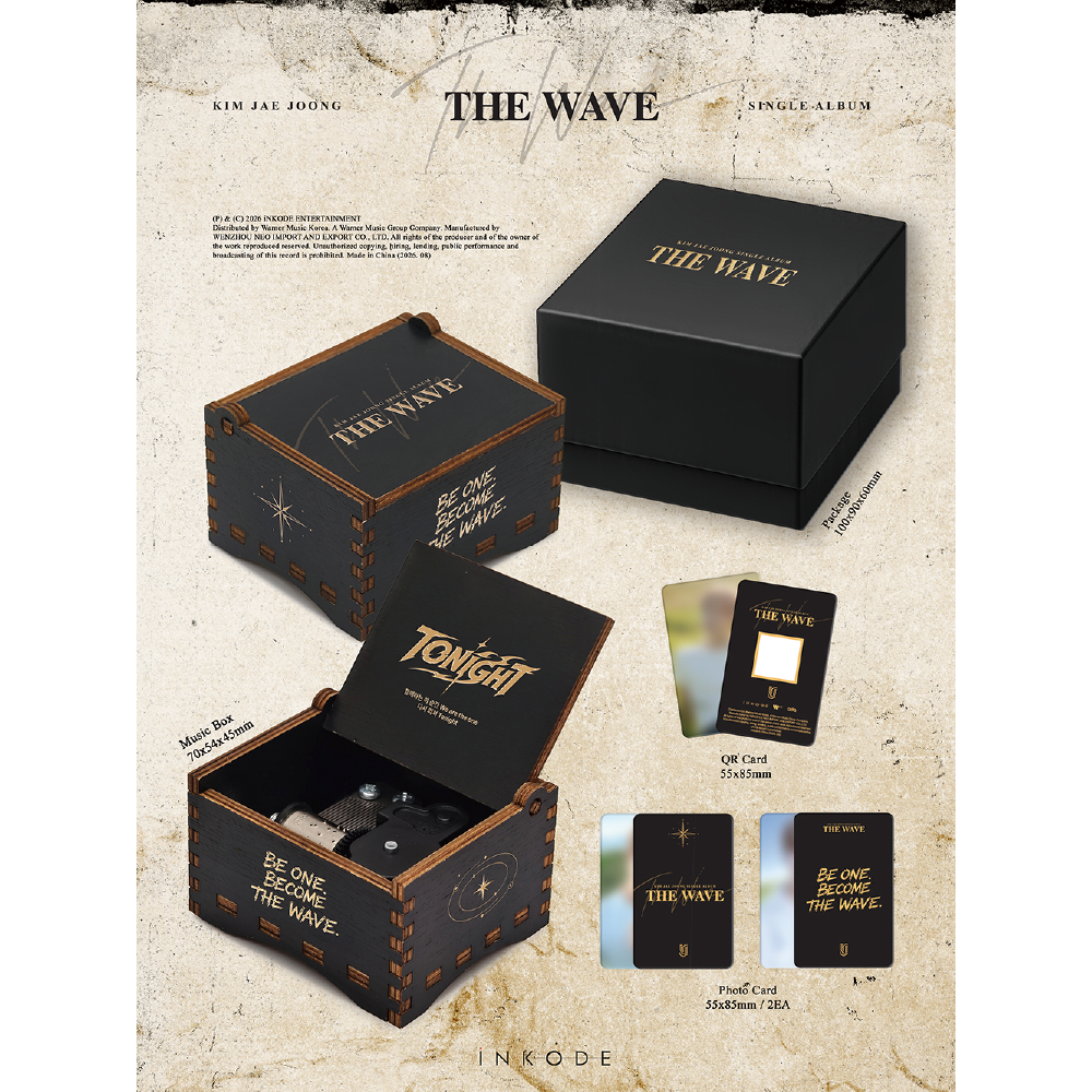 微樂客💃預購 金在中 KIM JAE JOONG - [THE WAVE]-細節圖2