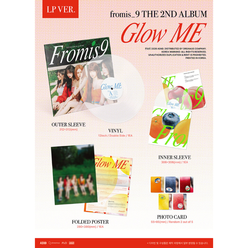 微樂客💃預購 FROMIS_9 - 2ND ALBUM [GLOW ME] LP VER. 正規二輯 黑膠唱片-細節圖2