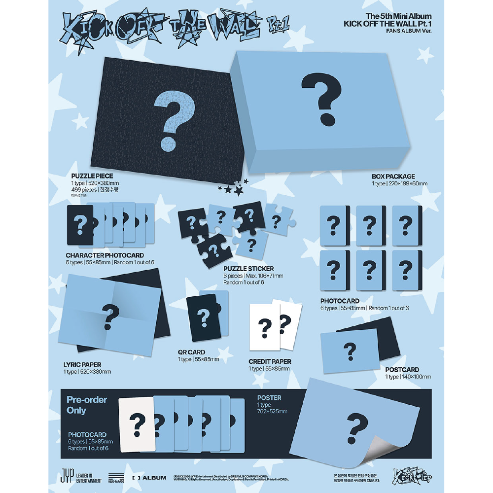 微樂客💃預購 KICKFLIP - 5TH MINI ALBUM [KICK OFF THE WALL PT.1]-細節圖4