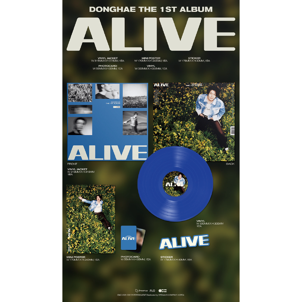 微樂客💃預購 東海 DONGHAE (SUPER JUNIOR) - 1ST ALBUM [ALIVE] LP限量版-細節圖2