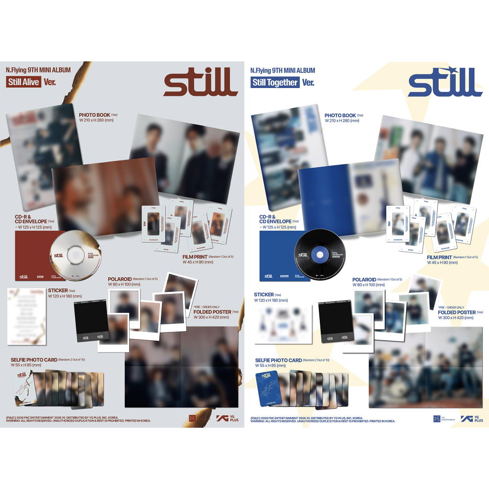微樂客💃預購 N.FLYING - 9TH MINI ALBUM [STILL] 迷你九輯-細節圖2