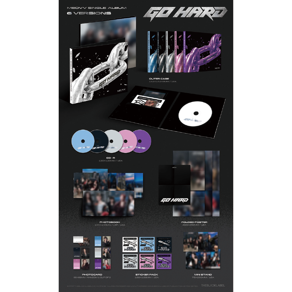 微樂客💃預購 MEOVV - SINGLE ALBUM [GO HARD]-細節圖2