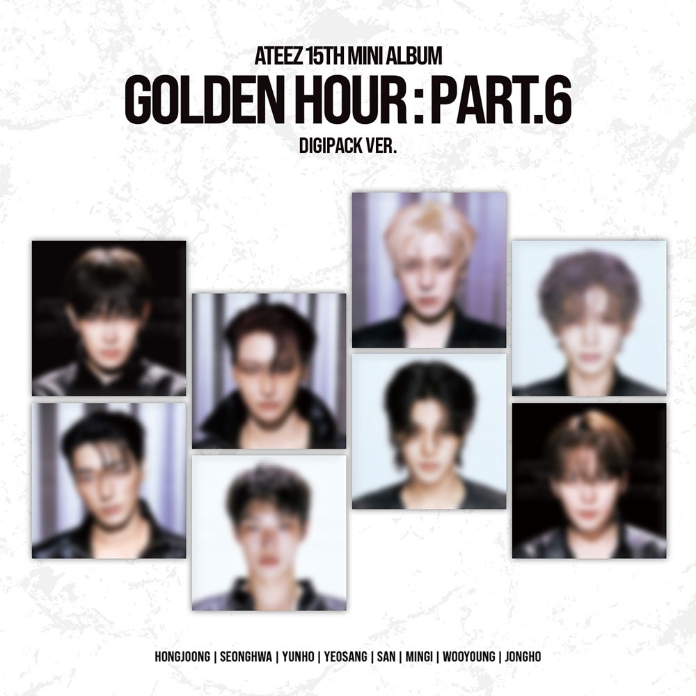 微樂客💃預購 ATEEZ - 15TH MINI ALBUM [GOLDEN HOUR : PART.6]-一般通路 DG/隨機