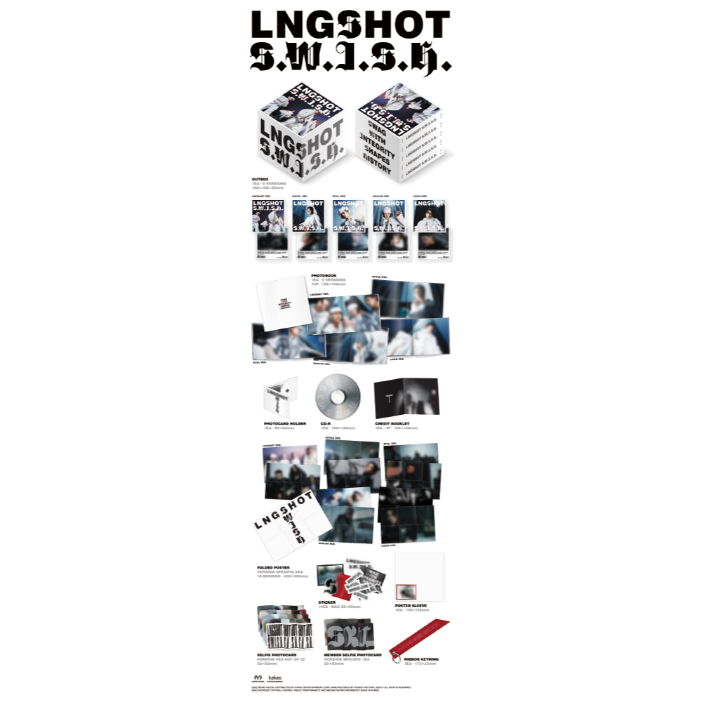 微樂客💃預購 LNGSHOT - 迷你專輯 [S.W.I.S.H.]-細節圖2