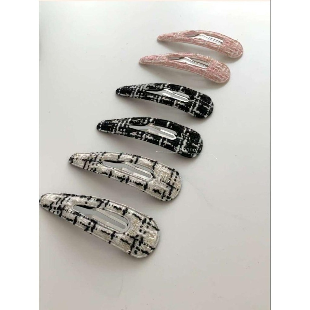 ✨️Korinana 正韓東大門Earlobe｜秋冬新品現貨+預購｜小香風毛呢大腸髮圈/bb髮夾/細髮箍 韓國髮飾代購-細節圖5