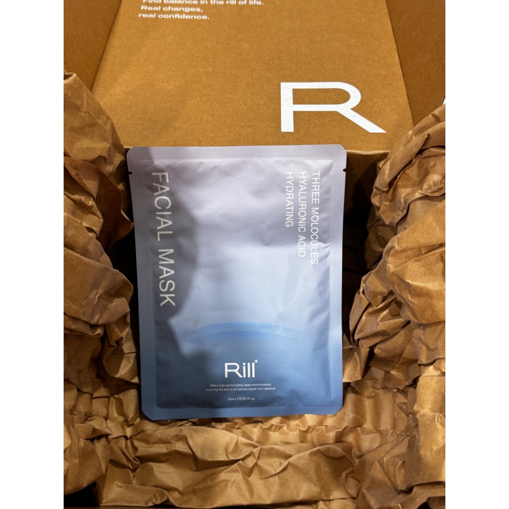 Rill® 川 日本三分子玻尿酸高保濕修護面膜 Hyaluronic Acid Facial Mask-細節圖2