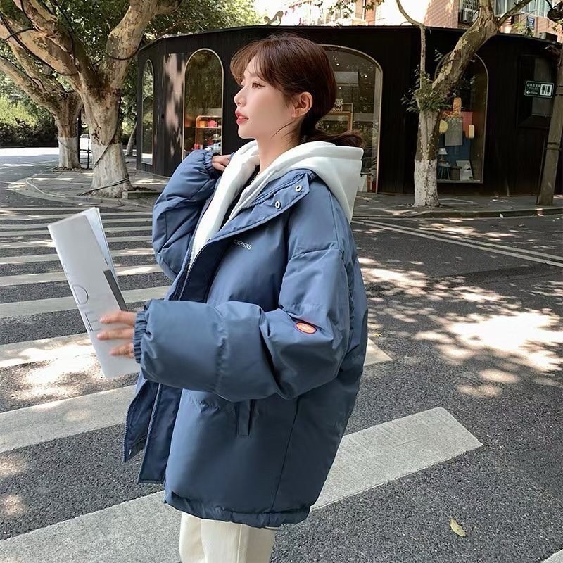 假2件拼接衛衣舖棉外套-規格圖9