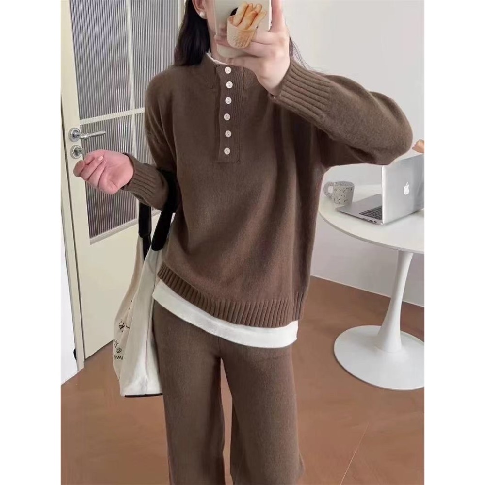 排扣假2件女神套裝-細節圖9