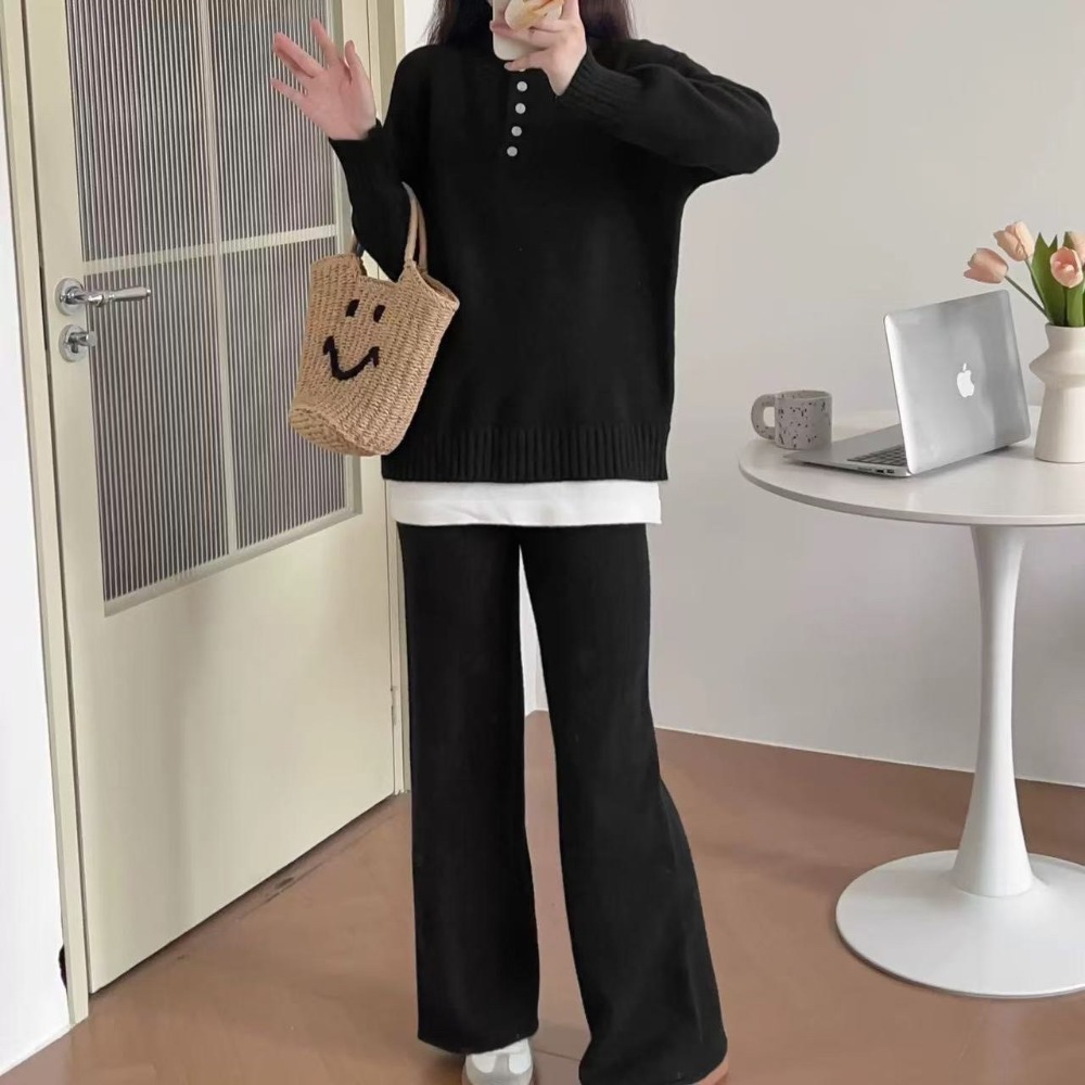 排扣假2件女神套裝-細節圖10