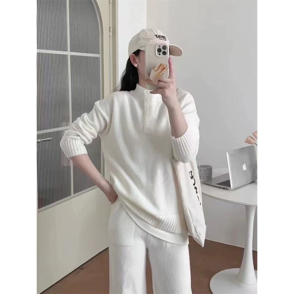 排扣假2件女神套裝-細節圖11