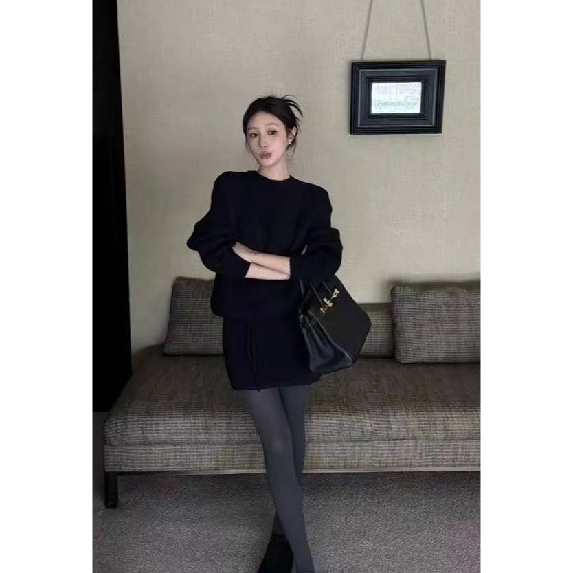 PARIS英字針織套裝-細節圖3