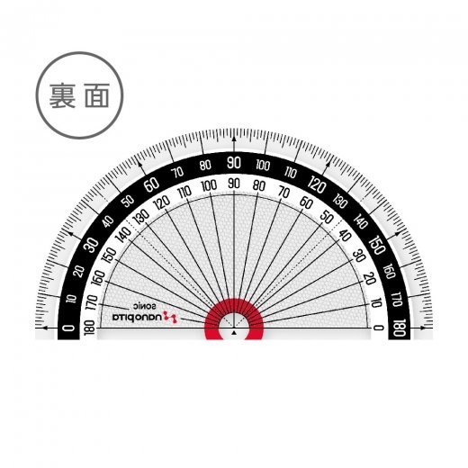 【寶評】日本設計 SONIC  止滑分度器 量角器 SK-7502-細節圖4