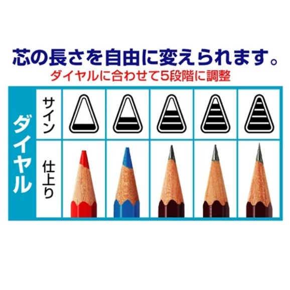 【寶評】日本設計  STAD 五段式 k＇ZOOL 削鉛筆器 削鉛筆機 鉛筆機 鉛筆 色鉛筆皆適用-細節圖3