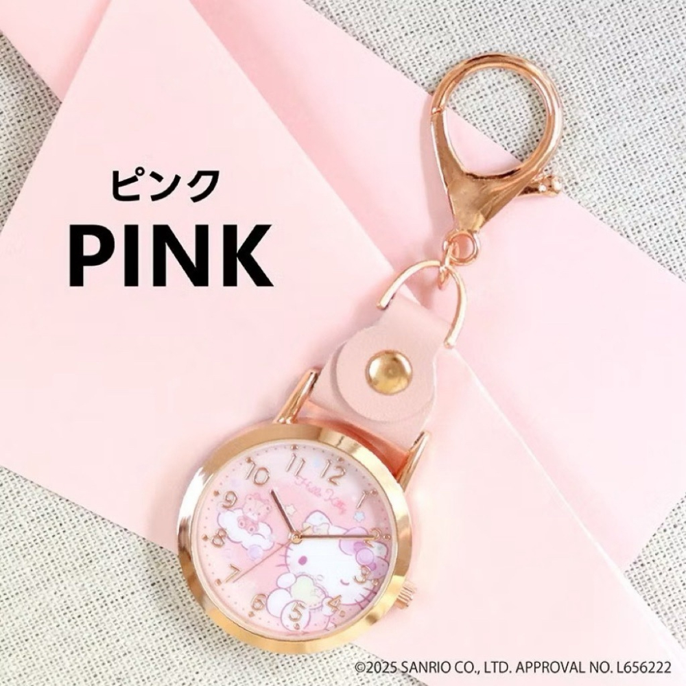 【寶評】日本三麗鷗鎖圈手錶日本機芯正版-細節圖2