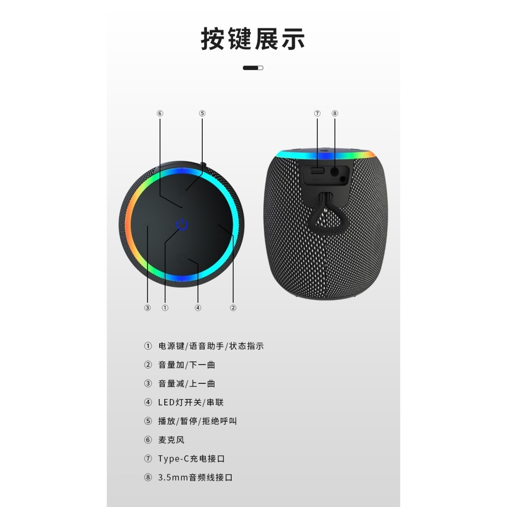 【現貨速發】  XDOBO喜多寶旗下品牌  BMTL Rainbow  彩虹 15W 燈光造型-細節圖9