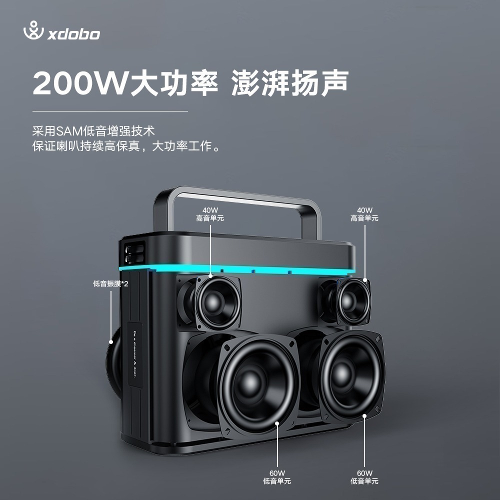【新品上市】 喜多寶 truth真理 200w Truth真理大功率大音量音箱批發零售 科技感十足-細節圖2