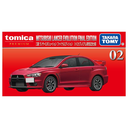 Tomica 多美小汽車 三菱 EVO Final Edition 初回紅