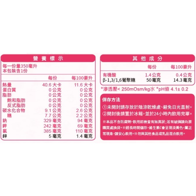 維維樂 R3 幼兒活力平衡飲品 柚子口味、草莓奇異果口味、蘋果口味 350ml/瓶-細節圖5