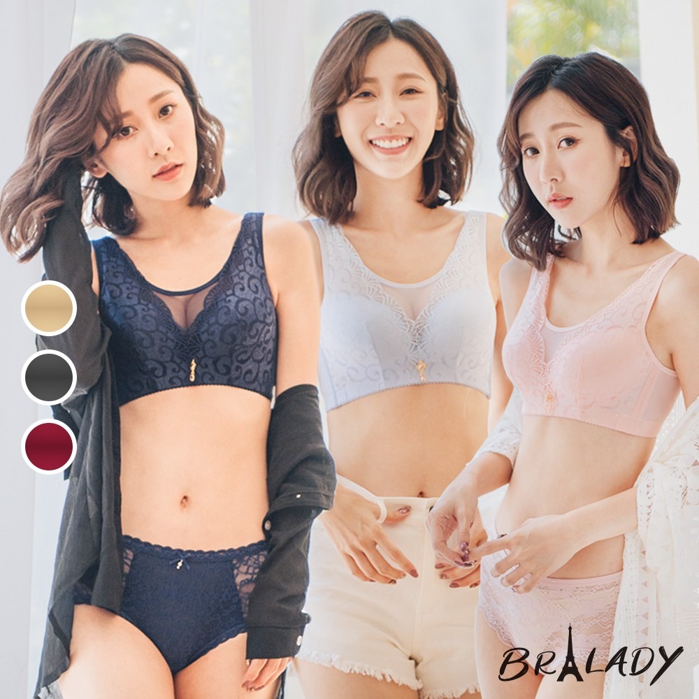 波蕾妮｜大尺碼 無鋼圈內衣 薄杯包副乳 收背肉【083】-細節圖11