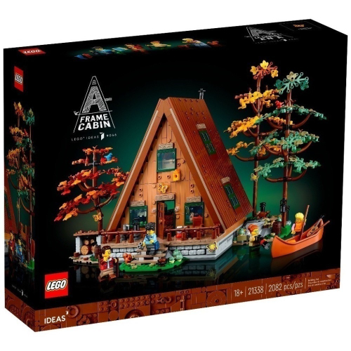 &lt;樂高樂活&gt; LEGO 樂高 21338 A 字型小屋 IDEAS 全新未拆好盒