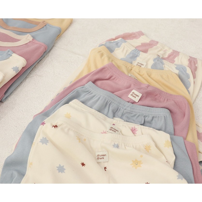 現貨｜ 韓國Dono&Dono / 旗下新品牌Maken Merk 頂級莫代爾家居服 嬰幼兒  寶寶薄長袖睡衣-細節圖5
