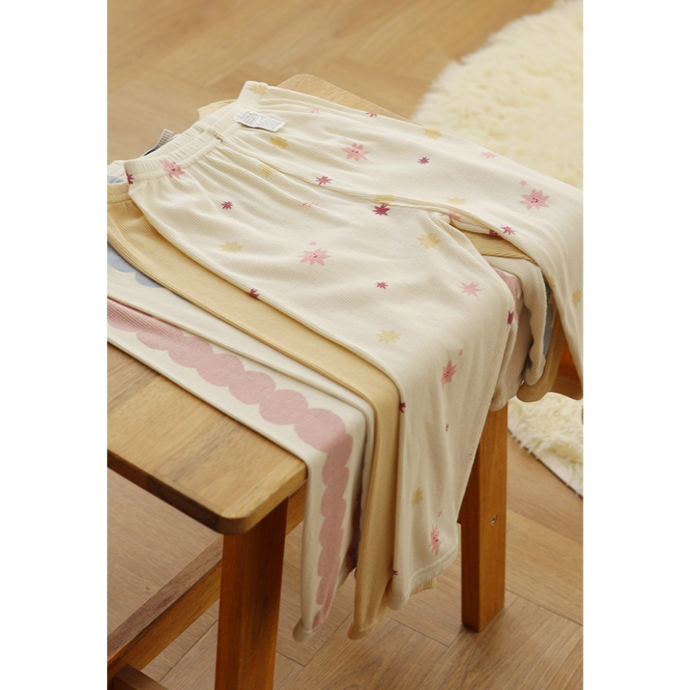 現貨｜ 韓國Dono&Dono / 旗下新品牌Maken Merk 頂級莫代爾家居服 嬰幼兒  寶寶薄長袖睡衣-細節圖6