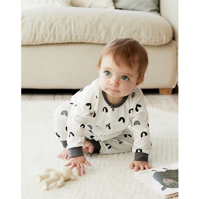 現貨｜ 韓國Dono&Dono / 旗下新品牌Maken Merk 頂級莫代爾家居服 嬰幼兒  寶寶薄長袖睡衣-規格圖10