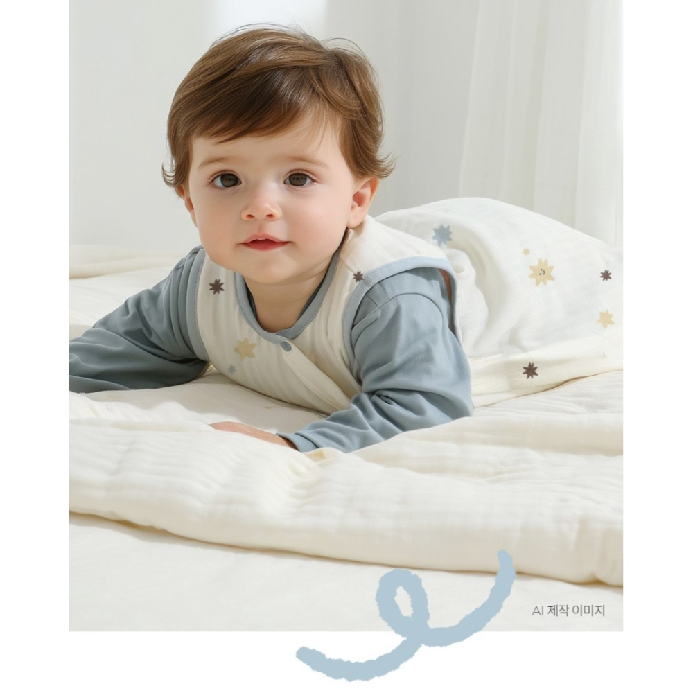 現貨｜韓國Dono&Dono秋冬嬰幼兒防踢背心 / 旗下新品牌Maken Merk兩款背心/防踢背心&三層夾棉前扣小背心-細節圖6