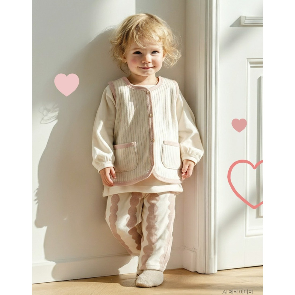 現貨｜韓國Dono&Dono秋冬嬰幼兒防踢背心 / 旗下新品牌Maken Merk兩款背心/防踢背心&三層夾棉前扣小背心-細節圖9