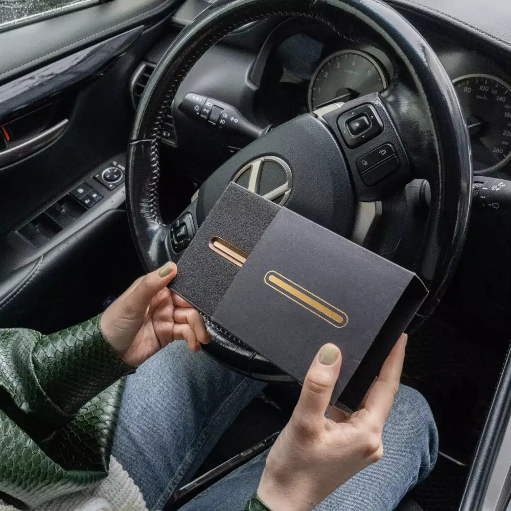 胡桃木實木車用香氛禮盒-細節圖4