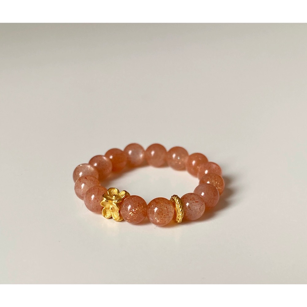 🌟金沙橙月光石戒指🌟-細節圖3