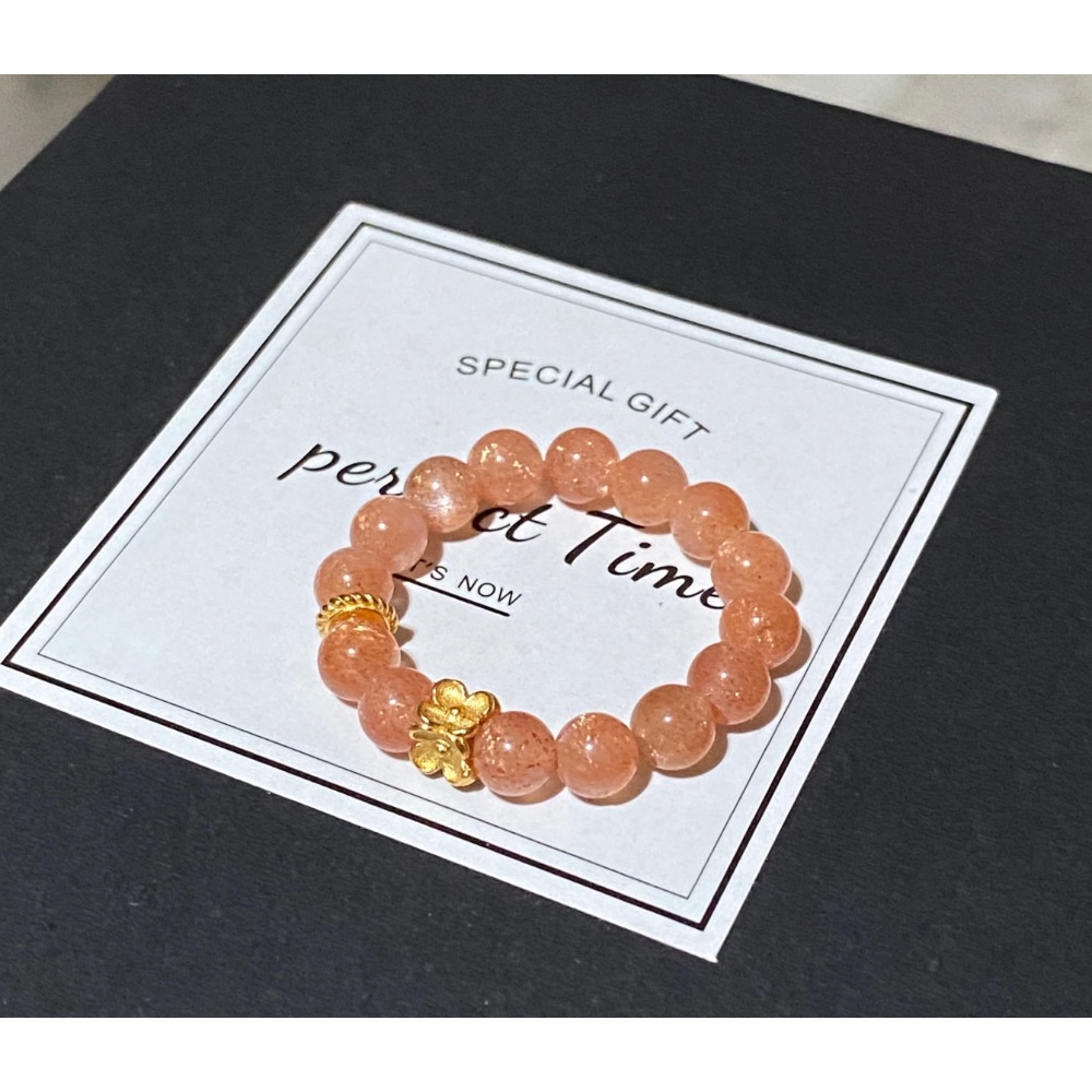 🌟金沙橙月光石戒指🌟-細節圖4