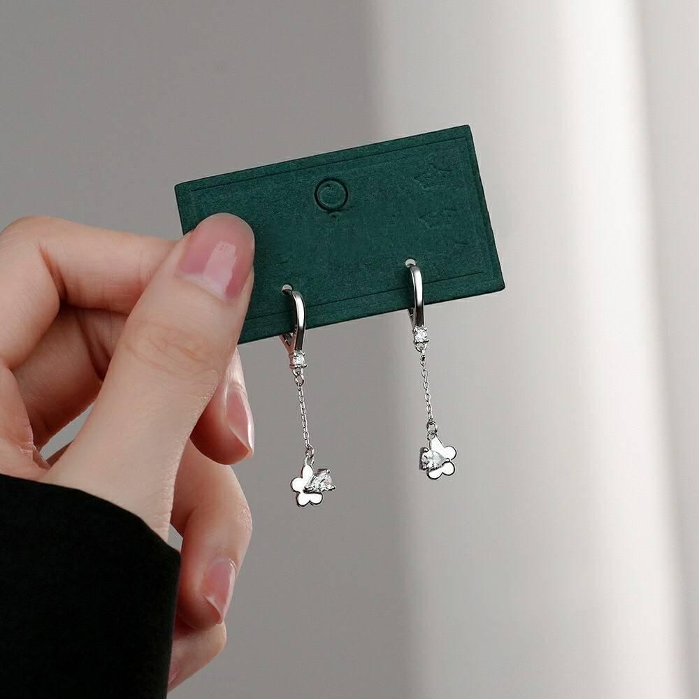 《真愛鍊Cherish 》S925通體純銀耳環耳扣  流蘇花朵耳扣圈圈耳圈造型 銀樓銀飾-細節圖3