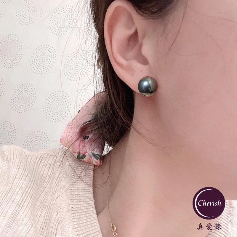 《真愛鍊Cherish 》S925通體純銀耳環水晶珍珠 施家珍珠耳環 蚊香盤耳夾夾式 通體純銀 銀樓銀飾-細節圖7