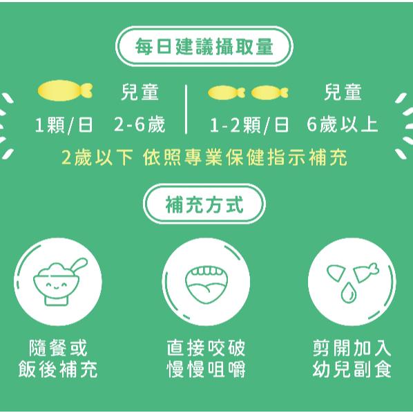 華澤藥局 藥師健生活 兒童小魚球 (45顆/盒)  咀嚼式軟膠囊 橘子口味 無腥味 兒童魚油-細節圖3