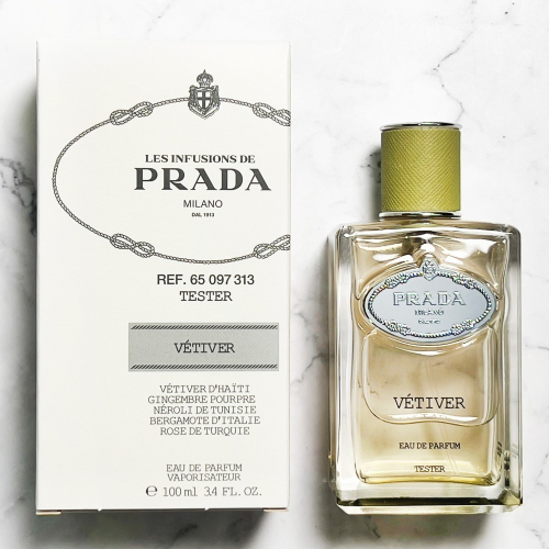 【618限時特賣】全網最低PRADA 香根草精粹淡香精 TESTER 100ML Infusion de vetiver