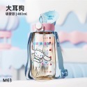 🎀現+預-PPSU 材質 水壺 背帶 開學 上學 酷洛米 奧特曼 卡通杯 吸管 直飲-規格圖11