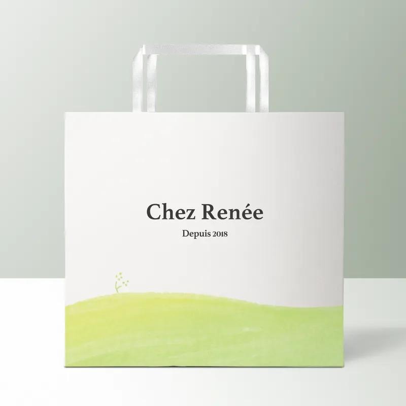 Chez Renée 手提品牌紙袋-細節圖2