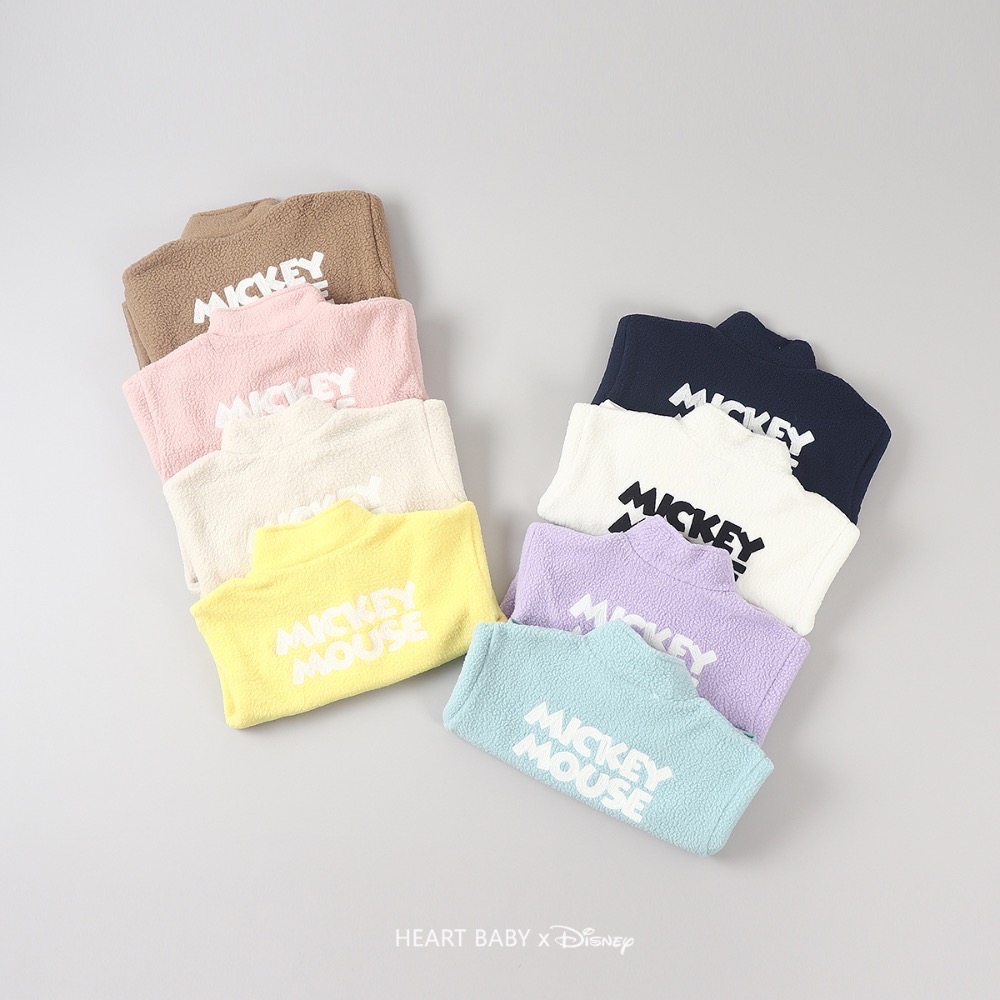 韓國童裝🇰🇷 HeartBaby 米奇絨布夾克（S~2XL）-細節圖5