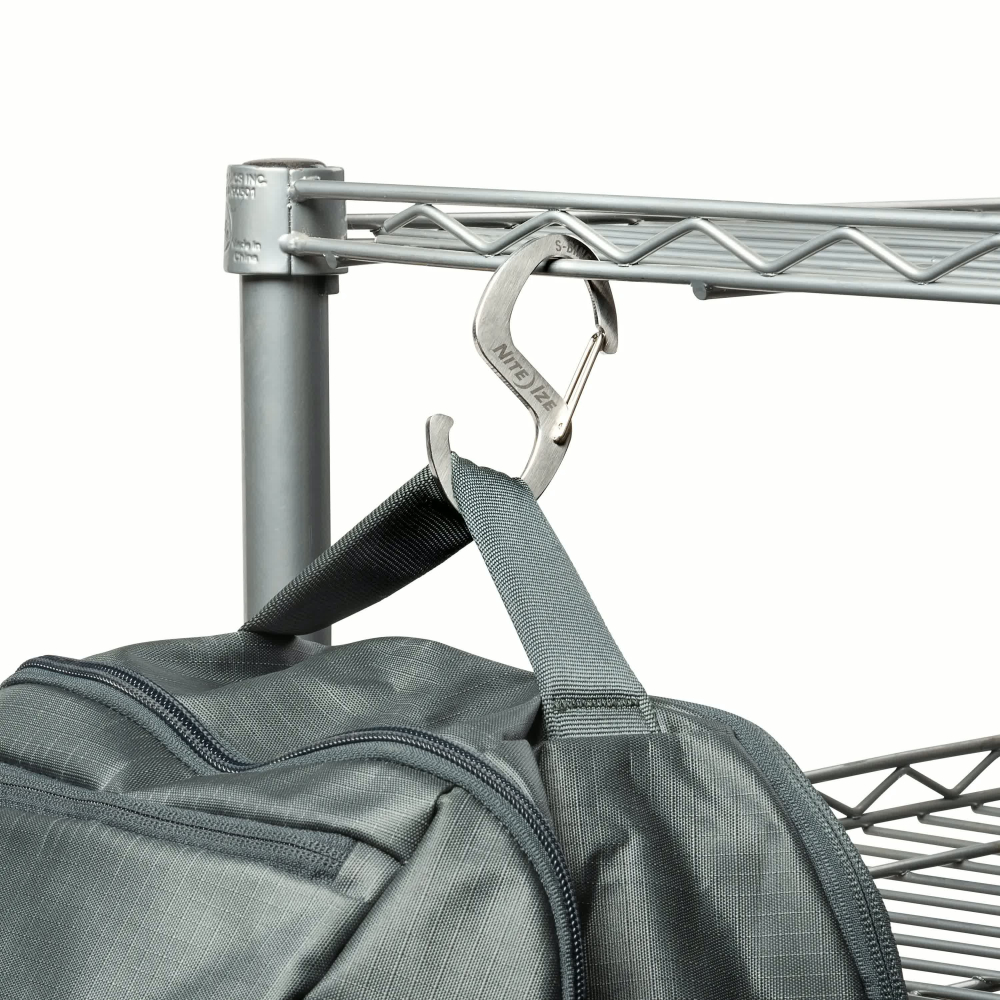 NIZEIZE  S-Biner® Hook ＇N Hold™ S-Hook 不銹鋼s型掛鉤(sbhs-11-2r3)-細節圖3